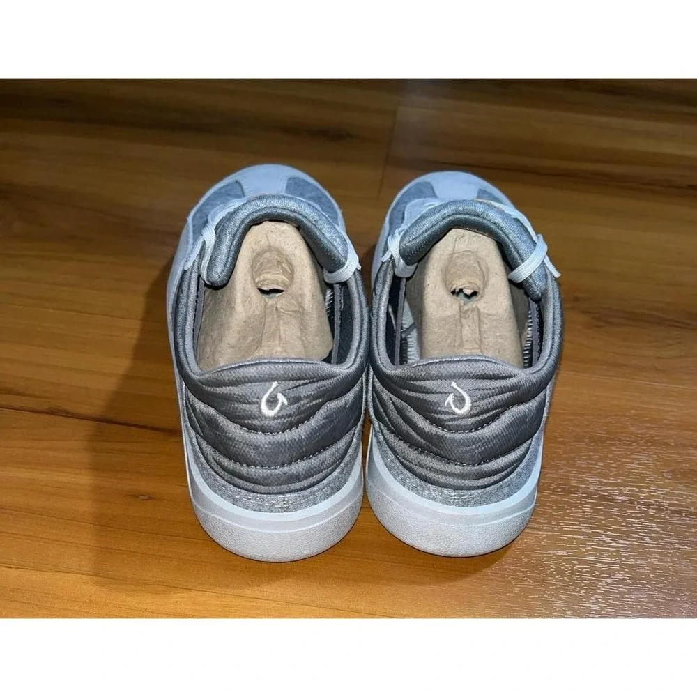 Mens OluKai Pūliki Lace Up Casual Gray Lowcut Shoes